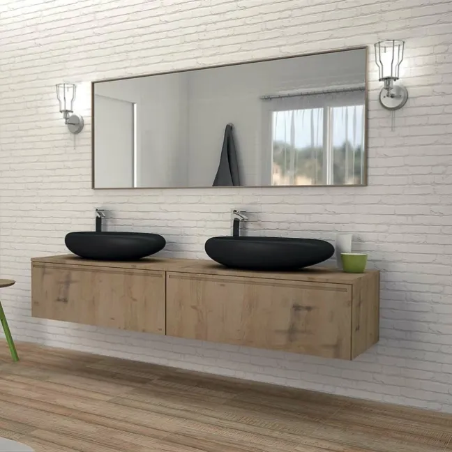Rustic Masonry Dove White Brick Effect Tiles