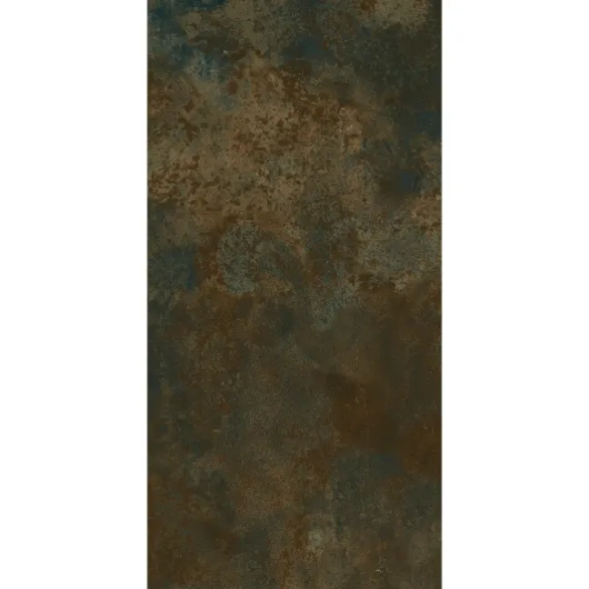 Foil Rust Metallic Brown Stone Effect  Wall and Floor Tiles 600x300
