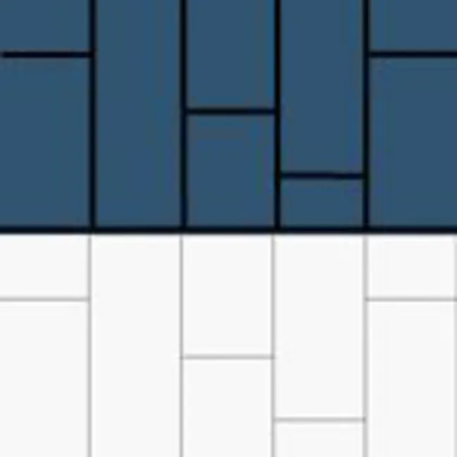 Bond Street Gloss Blue Mini Flat Metro Tiles