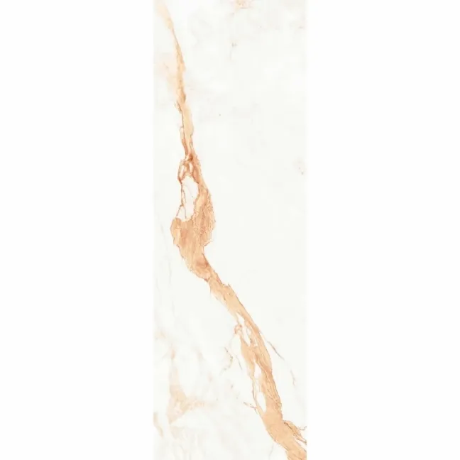 Elysian Calacatta White Gold Vein Matt Marble Effect Wall Tiles