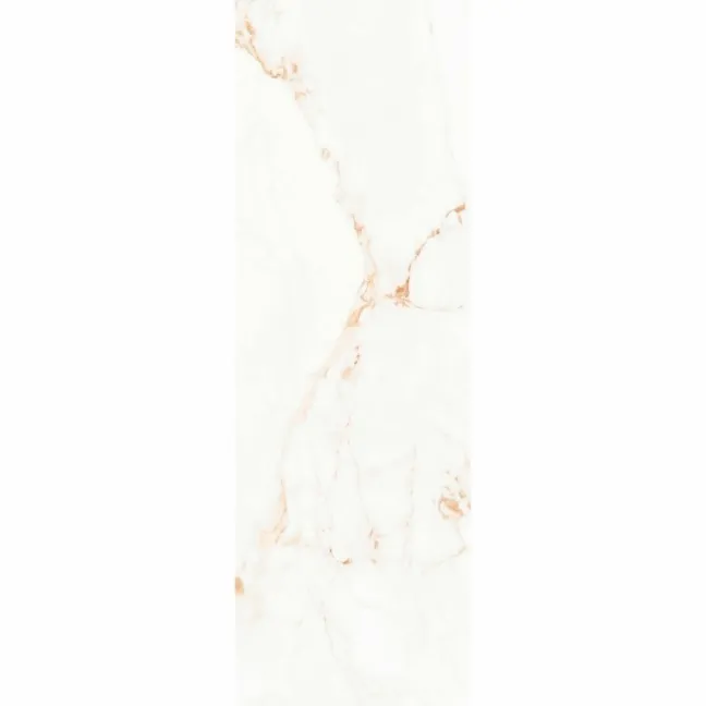 Elysian Calacatta White Gold Vein Matt Marble Effect Wall Tiles