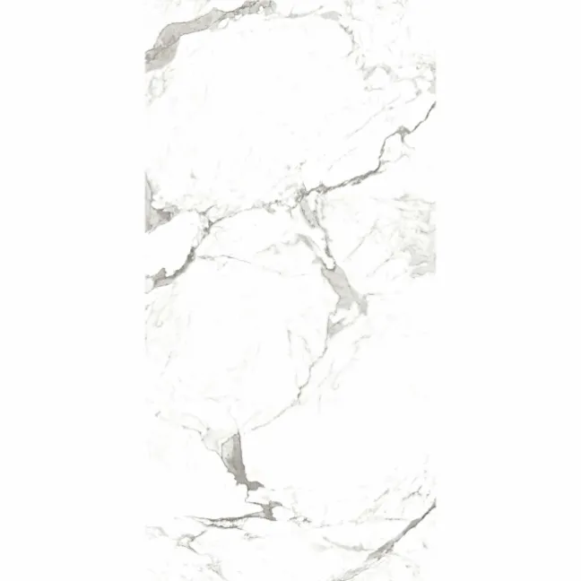 Modern Statuario Matt Marble Effect Tiles 600x1200