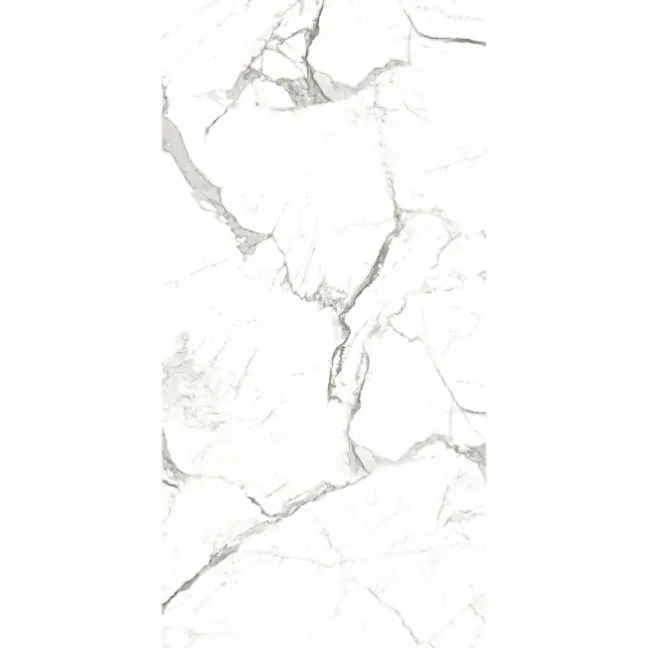 Modern Statuario Matt Marble Effect Tiles 600x1200