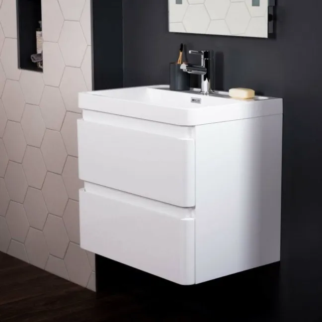 Novel White Matt Hexagon Wall and Floor Tiles
