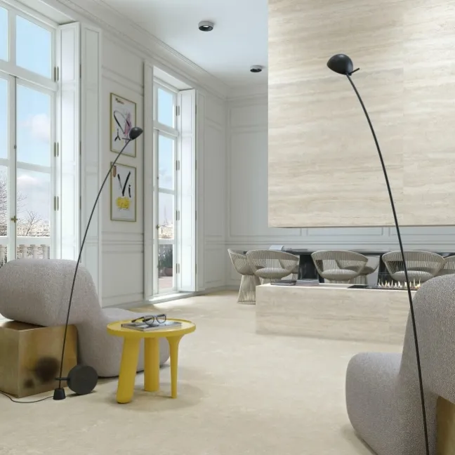 Vesta Beige Matt Travertine Effect Wall and Floor Tiles