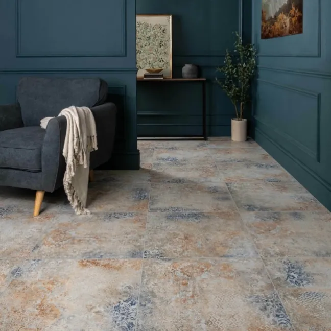 Tapestry Multicolour Matt Vintage Patterned Wall and Floor Tiles