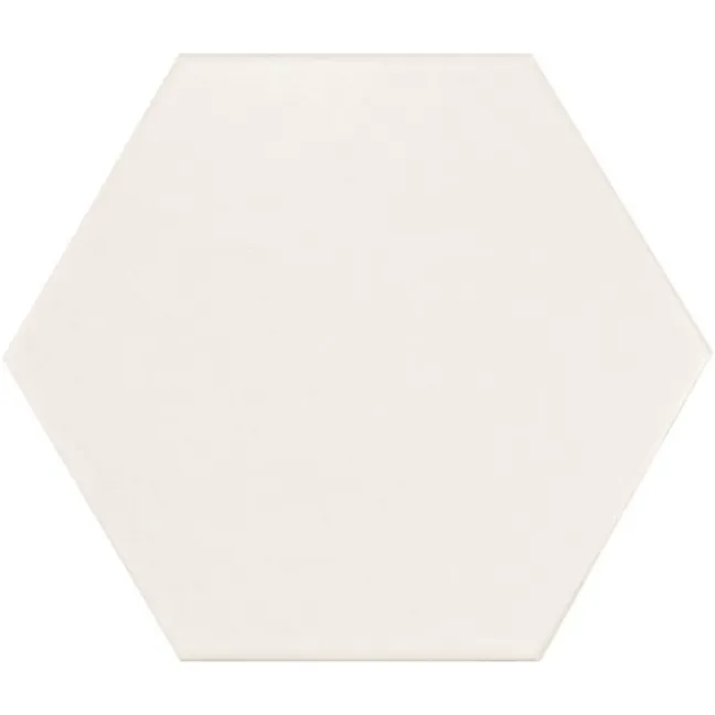 Novel White Matt Hexagon Wall and Floor Tiles