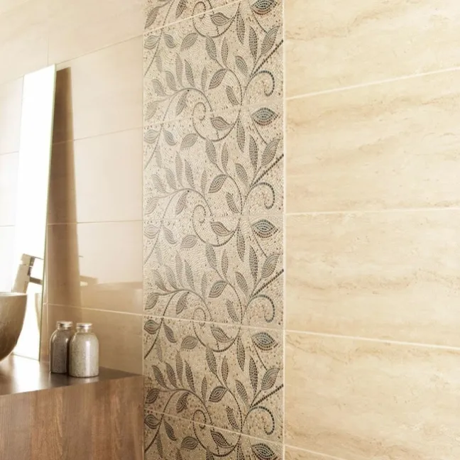 Athena Ivory Travertine Effect Wall Tiles