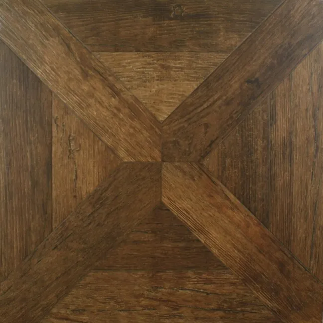 Vintage Brown Rovere Porcelain Wood Effect Floor Tiles
