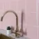 Monocolour Rico Pink Gloss Flat Square Wall Tiles 150x150