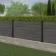 LuxeLine® Classic Light Grey Composite Fence Panels with U Channel Rail & Aluminium Post 90cm