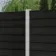 LuxeLine® Classic Black Composite Fence Panels with U Channel Rail & Concrete Post 180cm
