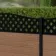 LuxeLine® Classic Curve Top Lattice Design Screen with Teak Composite Fence Panels & Aluminium Post 90cm