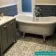 Harran Antique Vintage Blue Pattern Floor Tiles