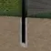 LuxeLine® Classic Light Grey Composite Fence Panels with U Channel Rail & Buried Aluminium Post 180cm