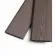 LuxeLine® Classic Straight Top Moroccan Design Screen with Walnut Composite Fence Panels & Aluminium Post 90cm