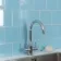 Monocolour Rico Blue Gloss Flat Square Wall Tiles 150x150