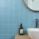 Monocolour Rico Blue Matt Flat Metro Wall Tiles 200x100