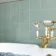 Monocolour Rico Green Gloss Flat Square Wall Tiles 150x150
