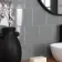 Monocolour Rico Grey Gloss Flat Square Wall Tiles 150x150