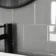 Monocolour Rico Grey Gloss Flat Square Wall Tiles 150x150