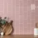Monocolour Rico Pink Gloss Flat Metro Wall Tiles 200x100