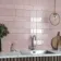 Monocolour Rico Pink Matt Flat Square Wall Tiles 150x150