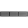 LuxeLine® Classic Straight Top Slat Design Screen with Light Grey Composite Fence Panels & Buried Aluminium Post 180cm