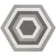 6.00 SQM Clearance Job lot Myth Decor Hexagon Grey and White Matt Wall and Floor Tiles