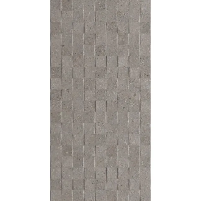 Troverta Cubic Charcoal Stone Effect Tiles