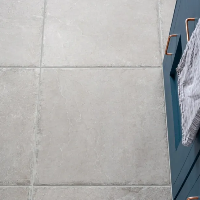 Witton Grey Matt Stone Effect Wall And Floor Tiles