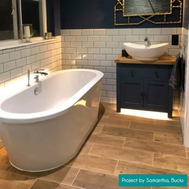 Rustic Oak Wood Effect Ceramic Floor Tiles
