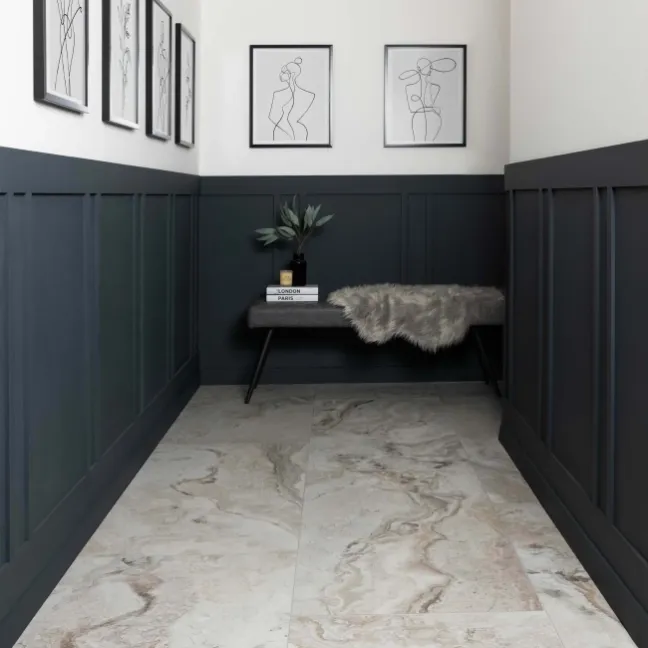 Candy Grey Matt 1200x600 Marble Effect Tiles 