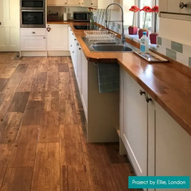 Rustic Oak Wood Effect Ceramic Floor Tiles