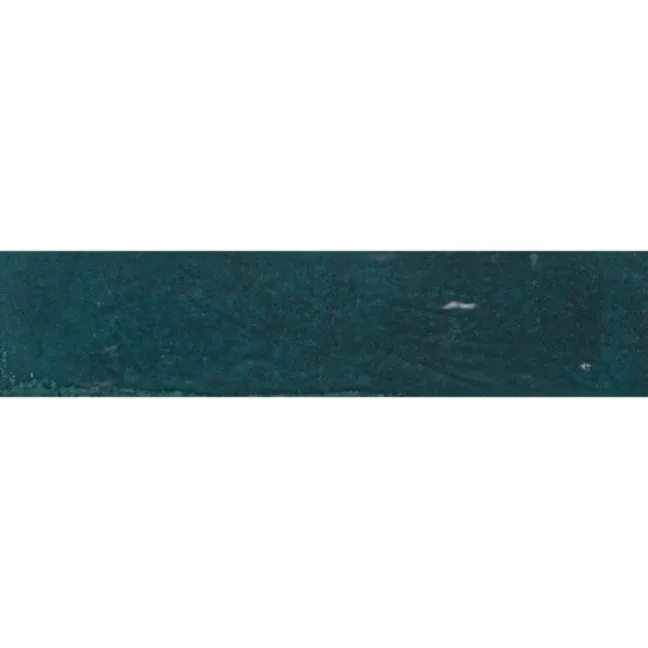 Faith Blue Gloss Rustic Brick Effect Wall and Floor Tile
