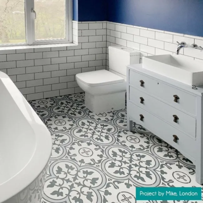 Flat Ceramic Whitechapel Gloss White  Metro Tiles