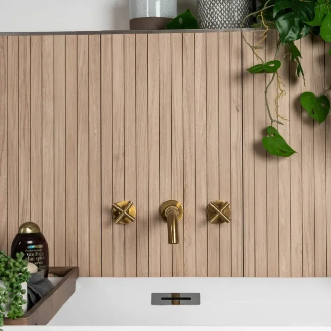 Nature's Way Wood Slat Decor Ceramic Wall Tiles