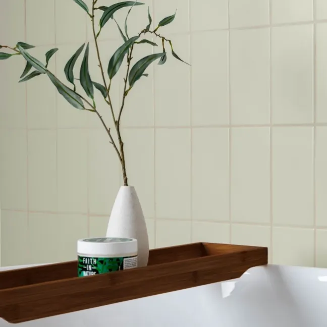 Monocolour Rico Beige Matt Flat Metro Wall Tiles 200x100