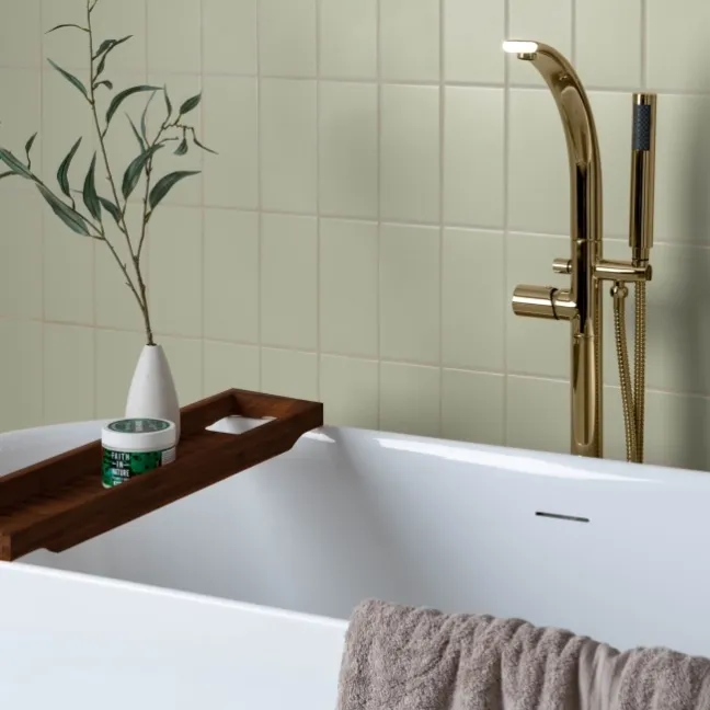 Monocolour Rico Beige Matt Flat Metro Wall Tiles 200x100