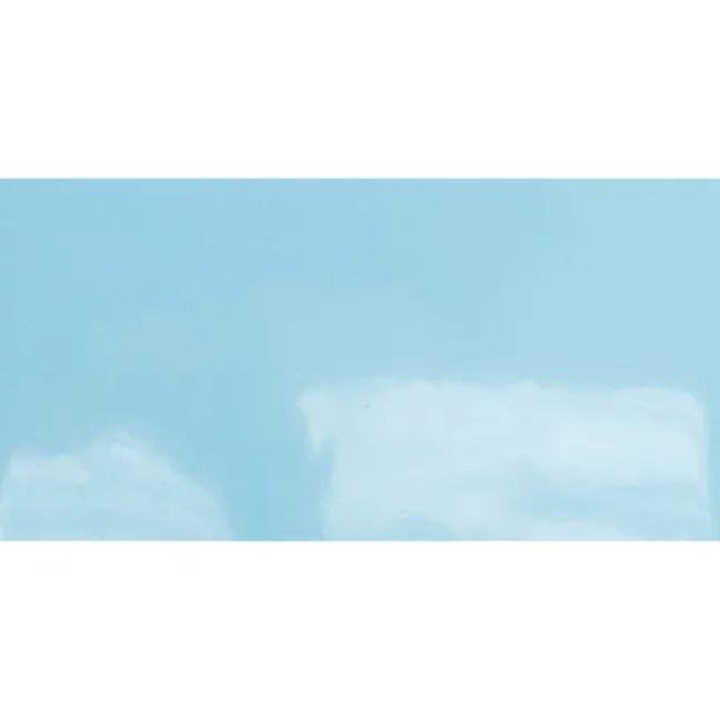 Monocolour Rico Blue Gloss Flat Metro Wall Tiles 200x100