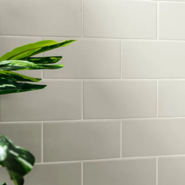 Monocolour Rico Cream Matt Flat Metro Wall Tiles 200x100