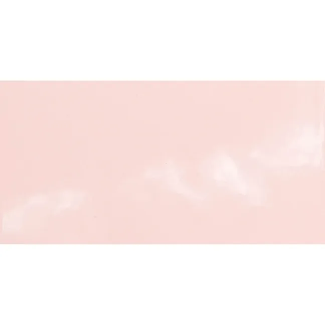 Monocolour Rico Pink Gloss Flat Metro Wall Tiles 200x100