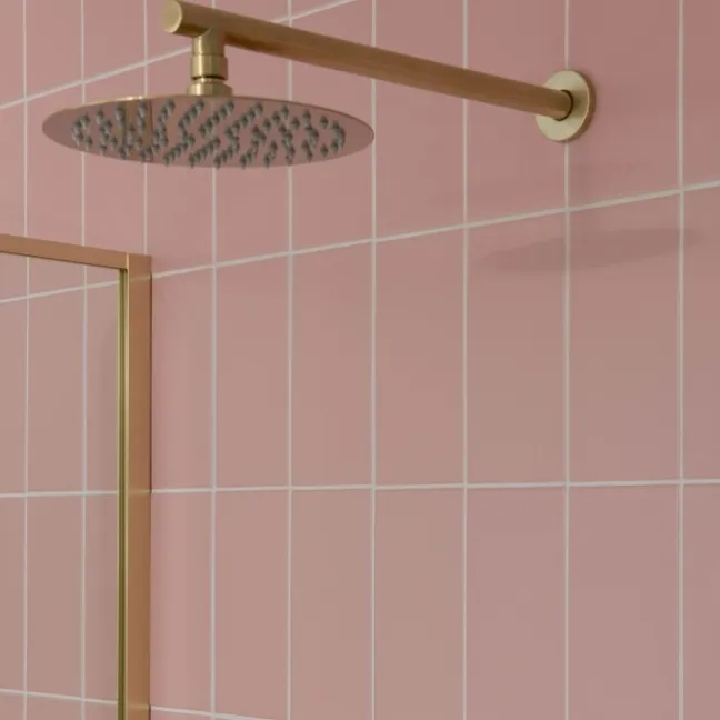 Monocolour Rico Pink Matt Flat Metro Wall Tiles 200x100