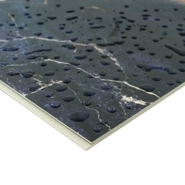 Trepanel Aqua Luxe® Blue Marble Effect Embossed Gloss SPC XXL Wall Panel