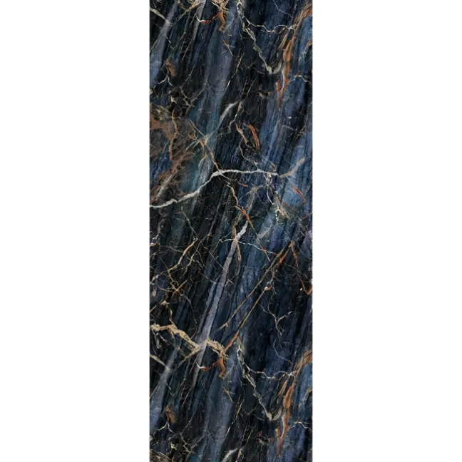 Trepanel Aqua Luxe® Blue Marble Effect Embossed Gloss SPC XXL Wall Panel