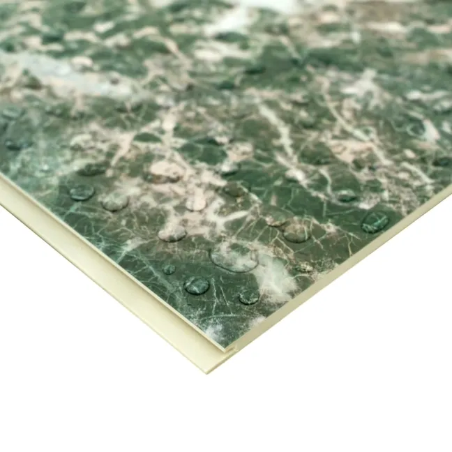 Trepanel Aqua Luxe® Green Marble Effect Embossed Gloss SPC XXL Wall Panel
