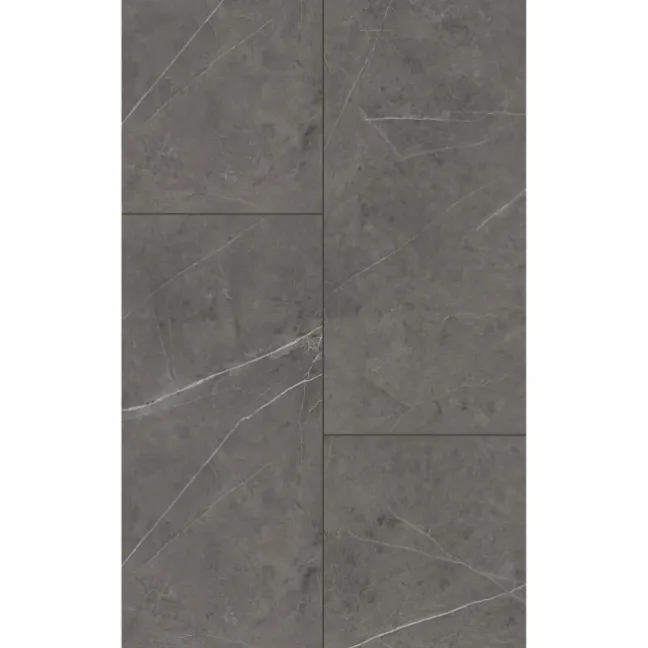 Trepanel Aqua Luxe® Grey Marble Effect Matt SPC Wall Panel 4 Pack (Covers 2.80 SQM)