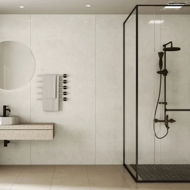 Trepanel Aqua Luxe® Ivory Stone Effect Matt SPC XXL Wall Panel