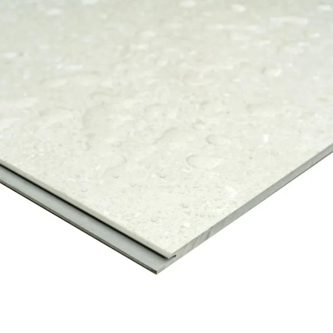 Trepanel Aqua Luxe® Ivory Stone Effect Matt SPC Wall Panel 4 Pack (Covers 2.80 SQM)