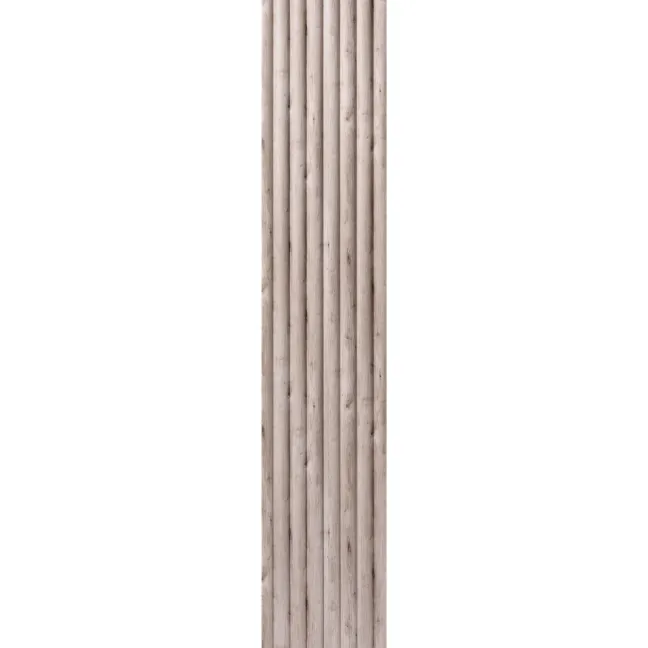 Trepanel Aqua 3D® Waterproof Grey Wood Effect Fluted Wall Panel 3 Pack (Covers 1.80 SQM)